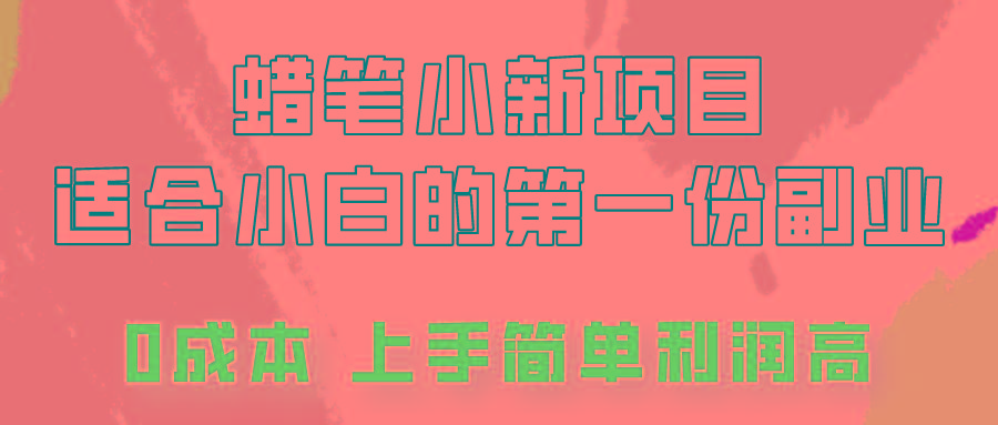蜡笔小新项目拆解，0投入，0成本，小白一个月也能多赚3000+-随风资源网