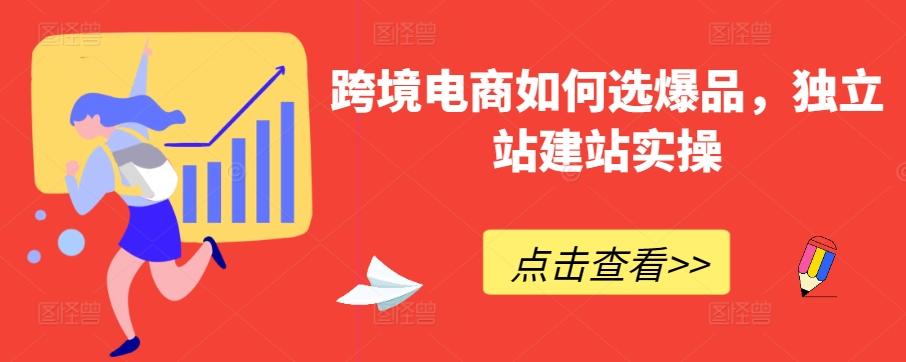 跨境电商如何选爆品，独立站建站实操-随风资源网