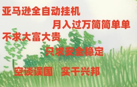 亚马逊全自动浏览挂机，，收益稳定且前景广阔-随风资源网