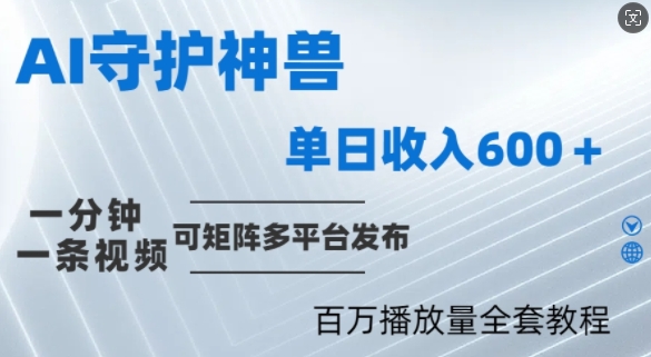 制作各省守护神，100多W播放量的视频只需要1分钟就能完成【揭秘】-随风资源网