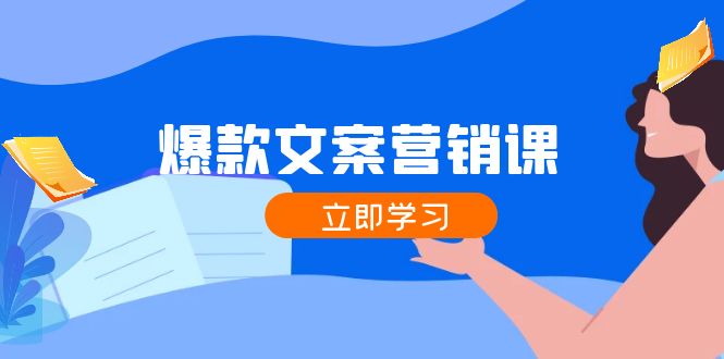 爆款文案营销课：公域转私域，涨粉成交一网打尽，各行业人士必备-随风资源网