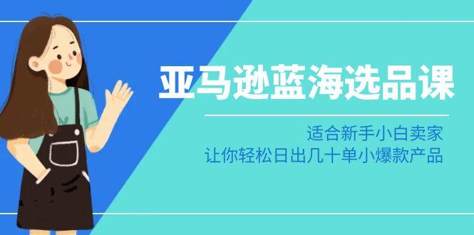 亚马逊-蓝海选品课：适合新手小白卖家，让你轻松日出几十单小爆款产品-随风资源网