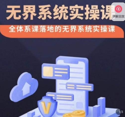 老衲·无界系统实操课，全体系落地无界改版后选择、出价、高投产做付费引流-随风资源网