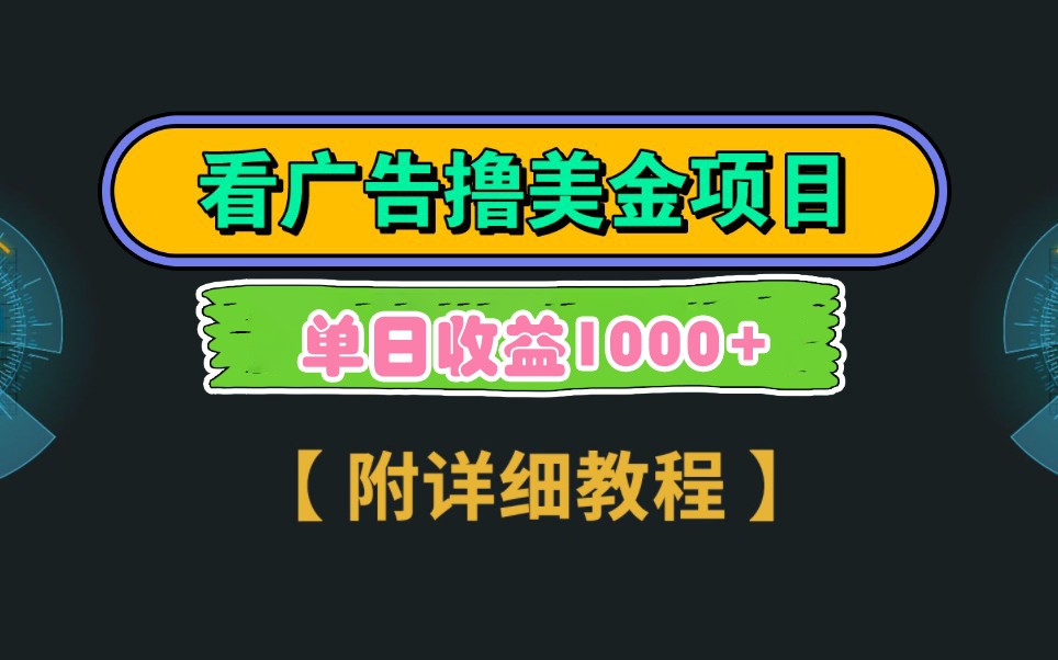 Google谷歌看广告撸美金，3分钟到账2.5美元，自撸拉新收益无上限，轻松日入1k+-随风资源网