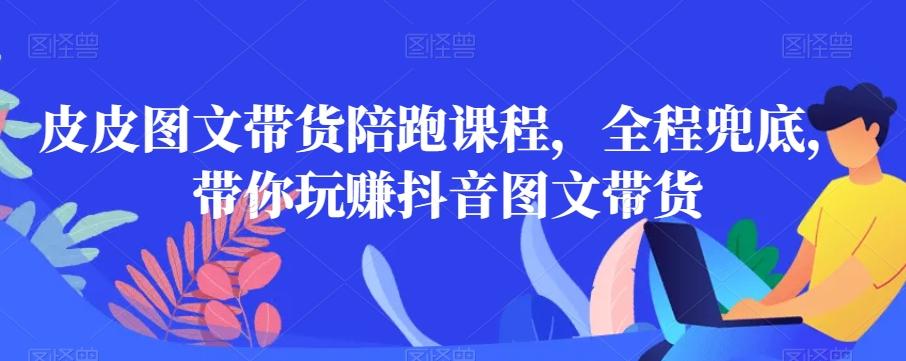 皮皮图文带货陪跑课程，全程兜底，带你玩赚抖音图文带货-随风资源网