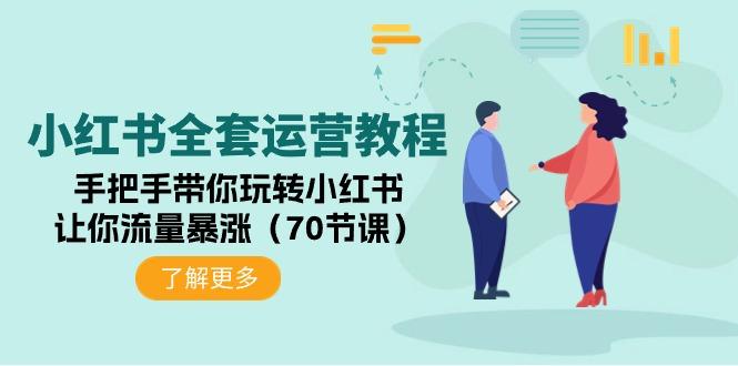 (9624期)小红书全套运营教程：手把手带你玩转小红书，让你流量暴涨(70节课)-随风资源网