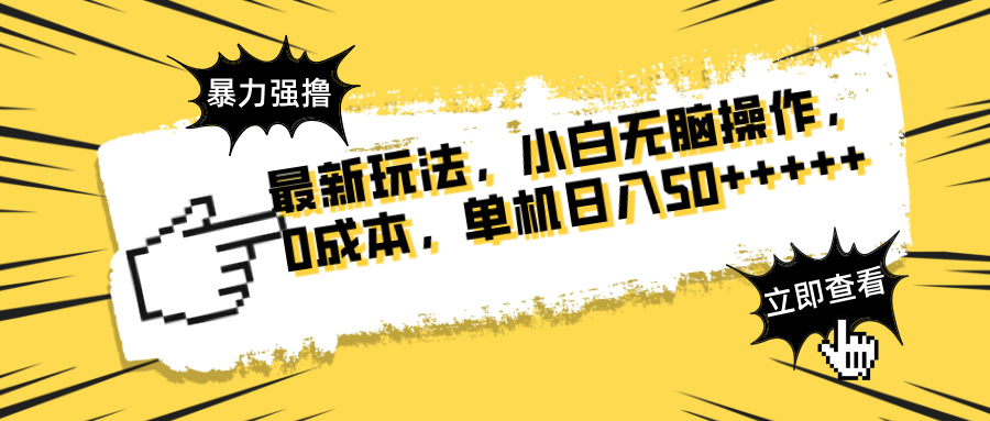 最新玩法 广告暴力强撸 傻瓜式操作 无需养鸡 矩阵式操作 可无限放大 单…-随风资源网