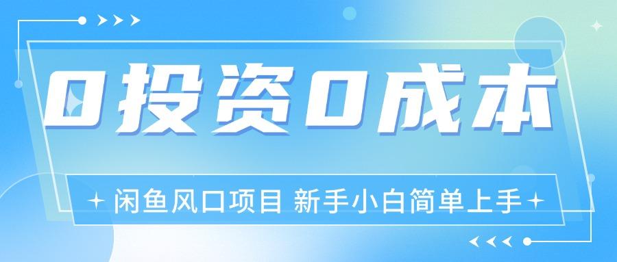 最新风口项目闲鱼空调3.0玩法，月入过万，真正的0成本0投资项目-随风资源网