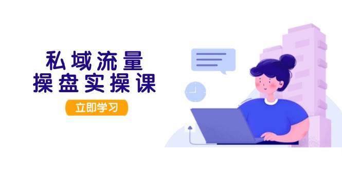 私域流量操盘实操课，从用户调研到成交变现，打造可落地的私域引流策略-随风资源网