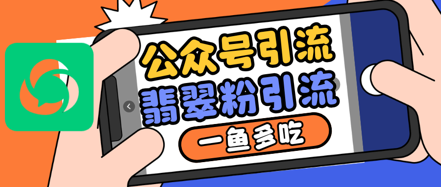 公众号低成本引流翡翠粉，高客单价，大力出奇迹一鱼多吃-随风资源网