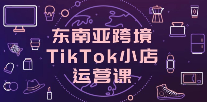东南亚跨境TikTok小店运营课，掌握店铺设置与流量转化核心技巧-随风资源网