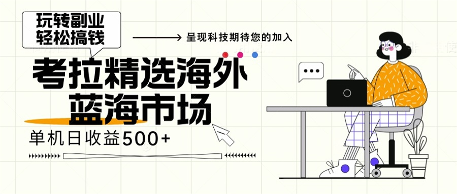 海外全新空白市场，小白也可轻松上手，年底最后红利-随风资源网