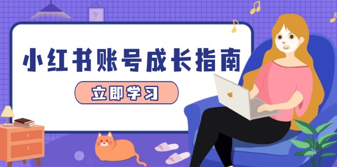 小红书账号成长指南，爆款选题+精准定位+数据分析，系统提升账号变现能力-随风资源网