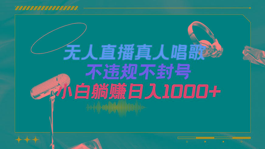 (9622期)抖音24小时无人直播音乐，不违规，不封号纯撸音浪，小白实操当天日入1000+-随风资源网