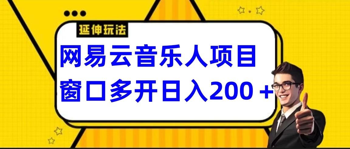 网易云挂机项目延伸玩法，电脑操作长期稳定，小白易上手-随风资源网