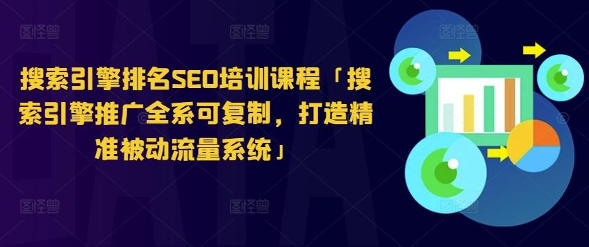 搜索引擎排名SEO培训课程「搜索引擎推广全系可复制，打造精准被动流量系统」-随风资源网