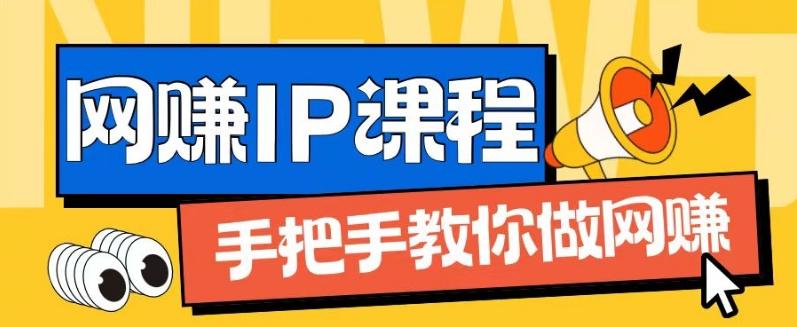 ip合伙人打造1.0，从0到1教你做网创，实现月入过万【揭秘】-随风资源网