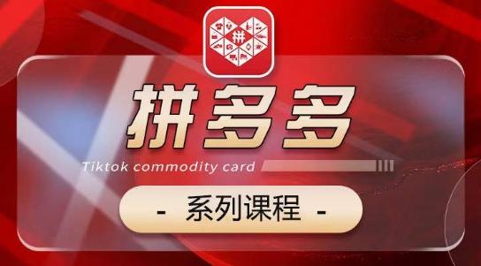2024拼多多系列课，【基础】【运营】【活动】【推广】【玩法】5大模块-随风资源网