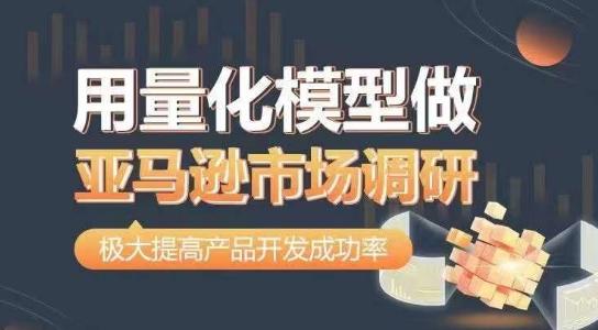 用量化模型做亚马逊市场调研，从数据出发，更高效更准确做判断，极大提高产品开发成功率-随风资源网