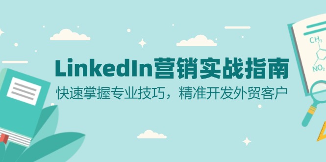 LinkedIn 营销实战指南：快速掌握专业技巧，精准开发外贸客户-随风资源网