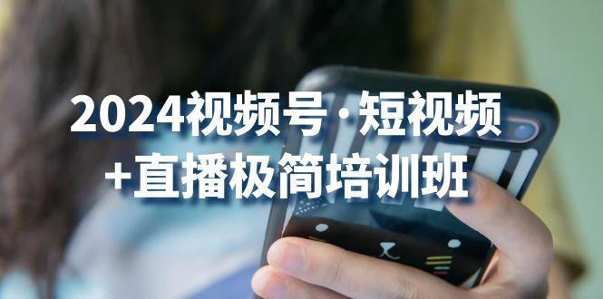2024视频号·短视频+直播极简培训班：抓住视频号风口，流量红利-随风资源网