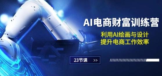 AI电商-财富训练营：利用AI绘画与设计，提升电商工作效率(23节课)-随风资源网