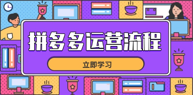 拼多多运营流程，从选品到流量，全链路运营技巧，助力店铺爆单-随风资源网