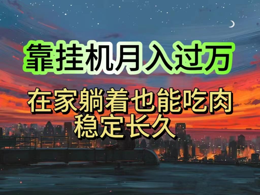 挂机项目日入1000+，躺着也能吃肉，适合宝爸宝妈学生党工作室，电脑手…-随风资源网
