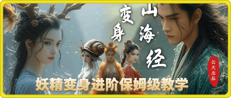 云天AI山海经变身视频教程，妖精变身进阶保姆级教学-随风资源网