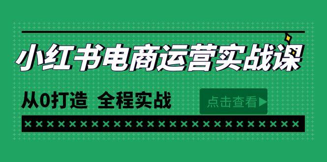 (9946期)最新小红书·电商运营实战课，从0打造  全程实战(65节视频课)-随风资源网