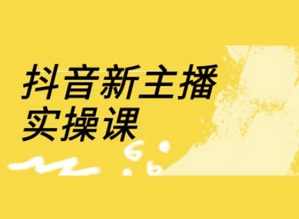 抖音新主播实操课，直播间流量运营线上实操课(18节)-随风资源网