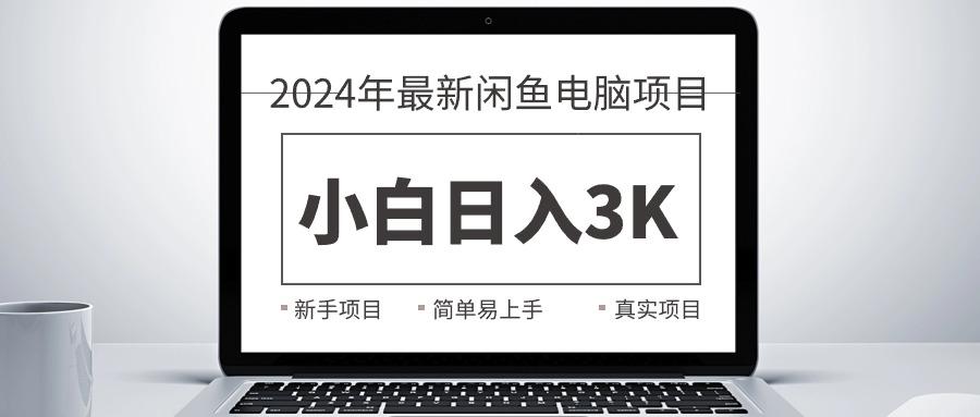 2024最新闲鱼卖电脑项目，新手小白日入3K+，最真实的项目教学-随风资源网