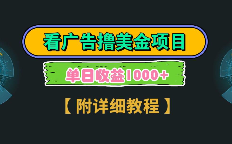 Google看广告撸美金，3分钟到账2.5美元 单次拉新5美金，多号操作，日入1千+-随风资源网
