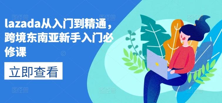 lazada从入门到精通，跨境东南亚新手入门必修课-随风资源网