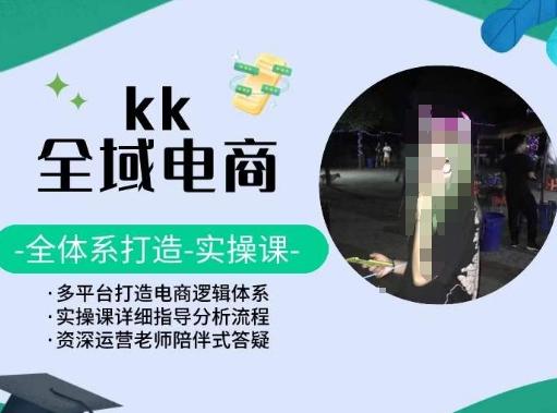 KK全域电商，全体系打造实操课，多平台打造电商逻辑体系-随风资源网