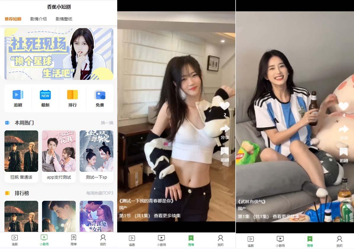 (8542期)小剧场短剧影视系统源码 全开源 带支付收益+会员机制+代理推广等模式【…-随风资源网