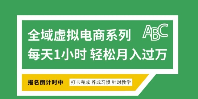 全域虚拟电商变现系列，通过平台出售虚拟电商产品从而获利-随风资源网