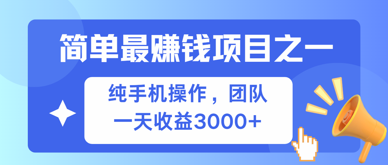 简单有手机就能做的项目，收益可观-随风资源网