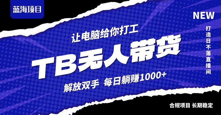 淘宝无人直播最新玩法，不违规不封号，轻松月入3W+-随风资源网