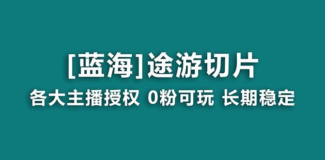 抖音途游切片，龙年第一个蓝海项目，提供授权和素材，长期稳定，月入过万-随风资源网