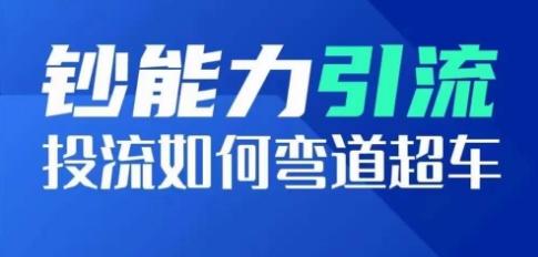 钞能力引流：投流如何弯道超车，投流系数及增长方法，创造爆款短视频-随风资源网