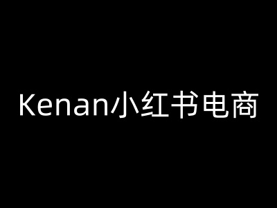 Kenan小红书电商-kenan小红书教程-随风资源网