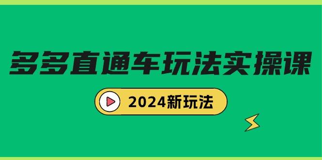(9412期)多多直通车玩法实战课，2024新玩法(7节课)-随风资源网