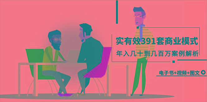 (9607期)真实有效391套商业模式，年入几十到几百万案例解析(电子书+视频+图文)-随风资源网