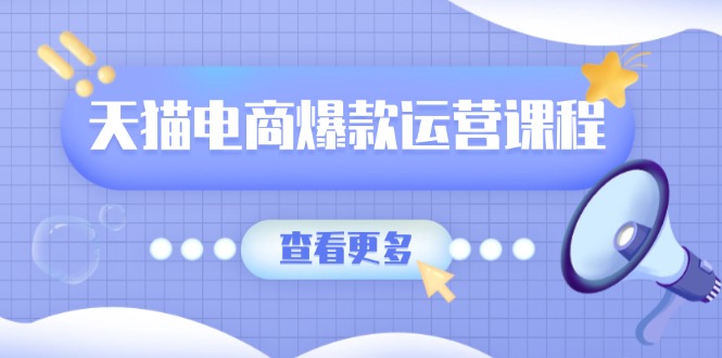 天猫电商爆款运营课程，爆款卖点提炼与流量实操，多套模型全面学习-随风资源网