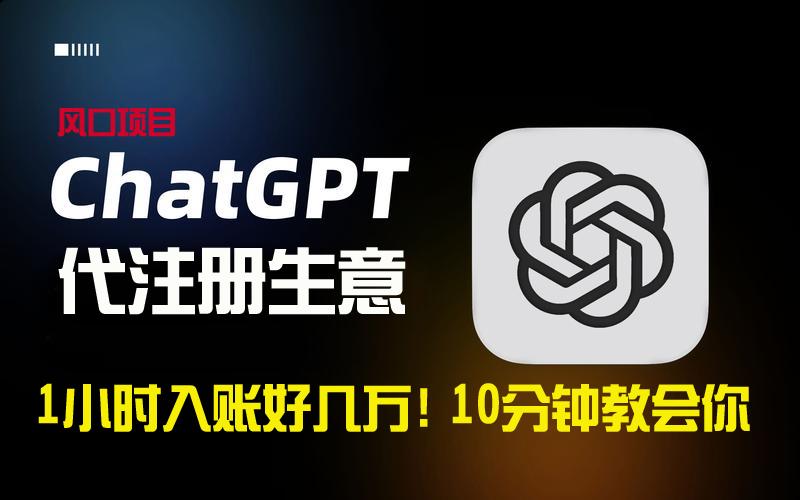一小时入账好几万！利润大到吓人的ChatGPT代注册小生意，10分钟教会你，…-随风资源网