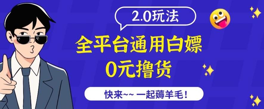 外面收费2980的全平台通用白嫖撸货项目2.0玩法【仅揭秘】-随风资源网