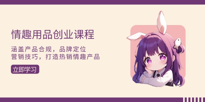 情趣用品创业课程：涵盖产品合规，品牌定位，营销技巧，打造热销情趣产品-随风资源网