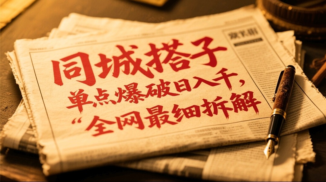 同城搭子群19.9单点爆破日入千，搭子组局月入万，全网最细拆解-随风资源网