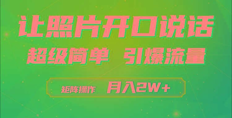 (9553期)利用AI工具制作小和尚照片说话视频，引爆流量，矩阵操作月入2W+-随风资源网